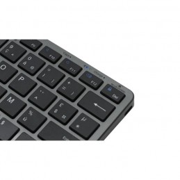 BLUESTORK Clavier TKL Gris et Noir Bluetooth + 2.4Ghz PC AZERTY (KB-MINI-R/FR) - vue zoom touches