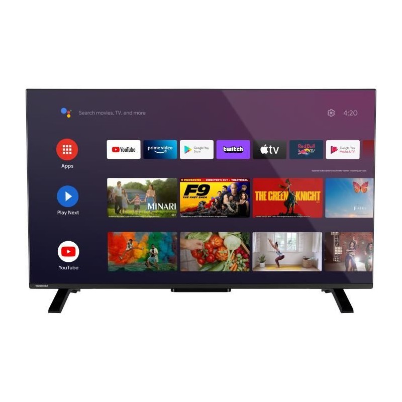 TOSHIBA 40LV2E63DG TV LED 40'' (102 cm) Full HD - HDR10 - Smart TV - 2x HDMI