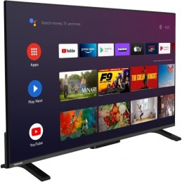 TOSHIBA 40LV2E63DG TV LED 40'' (102 cm) Full HD - HDR10 - Smart TV - 2x HDMI - vue de trois quart