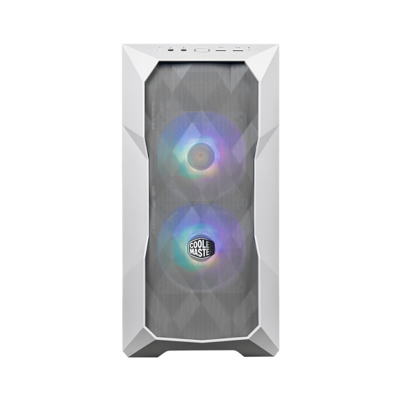 COOLER MASTER TD300 Mesh Blanc ARGB Boitier PC Gaming mATX (TD300-WGNN-S00)