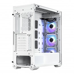 COOLER MASTER TD500 Mesh Blanc ARGB Boitier PC Gaming (TD500V2-WGNN-S00) - vue de dos trois quart