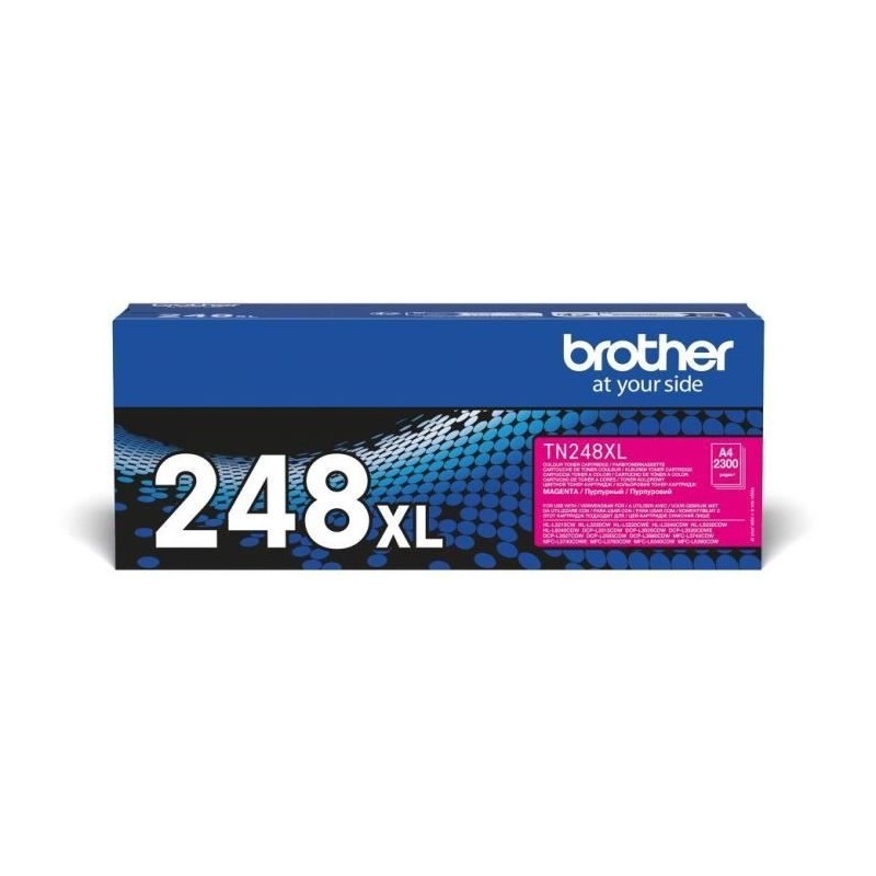 BROTHER TN248XLM Magenta Toner laser authentique pour DCP-L3520, HL-L3215