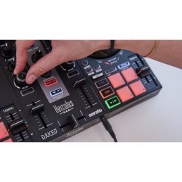 HERCULES DJ CONTROL INPULSE 200 MK2 - Contrôleur DJ idéal pour apprendre a mixer - Logiciels et tutoriels inclus - vue D