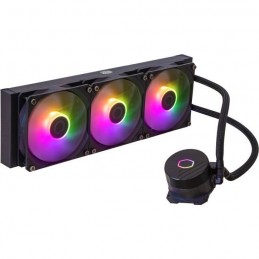 COOLER MASTER MasterLiquid 360L Core Noir ARGB Watercooling CPU - Ventilateur 3x 120mm (MLW-D36M-A18PZ-R1) - vue de trois quart