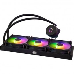 COOLER MASTER MasterLiquid 360L Core Noir ARGB Watercooling CPU - Ventilateur 3x 120mm (MLW-D36M-A18PZ-R1) - vue à plat