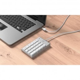 MOBILITY LAB ML305707 Silver Pavé Numérique filaire MAC - USB - vue en situation