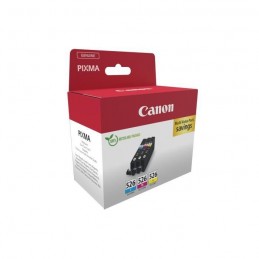 CANON CLI-526 Pack 3 cartouches d'encre Cyan, Magenta, Jaune (4541B018) - vue de trois quart