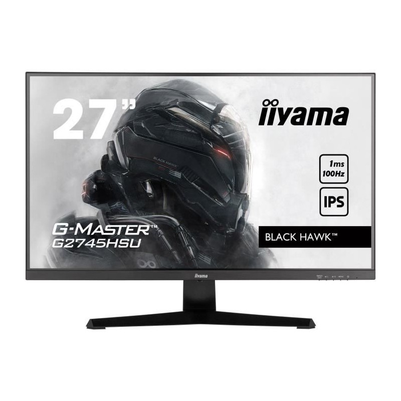 IIYAMA G-MASTER G2745HSU-B1 Ecran PC 27'' FHD - Dalle IPS - 1ms - 100Hz - HDMI, DisplayPort