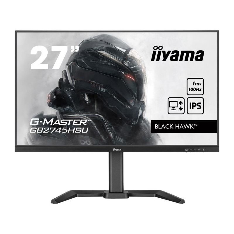 IIYAMA G-MASTER GB2745HSU-B1 Ecran PC 27'' FHD - IPS 1ms 100Hz - HDMI, DP