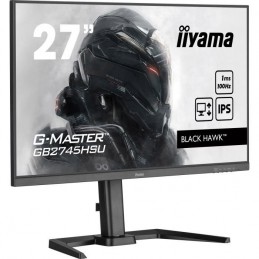 IIYAMA G-MASTER GB2745HSU-B1 Ecran PC 27'' FHD - IPS 1ms 100Hz - HDMI, DP - vue de trois quart