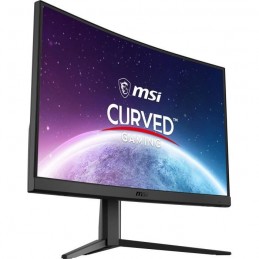 MSI G24C4 E2 Ecran PC 24'' FHD Gamer incurvé - VA - 180Hz - 1ms - 2x HDMI, 1x DP - vue de trois quart gauche