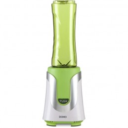 DOMO DO436BL Vert Blender Mixeur 2 en 1 bouteille 0.6L et 0.3L - 300W - vue de face