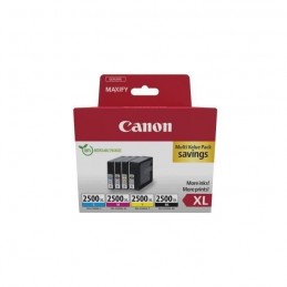CANON PGI-2500XL Pack (9254B010) Noir, Cyan, Magenta, Jaune XL pour Maxify MB 5050, 5450