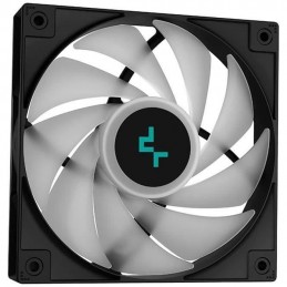 DEEPCOOL LE520 Noir Watercooling AIO CPU Intel et AMD 240 - 2x 120mm - vue ventilateur