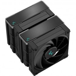 DEEPCOOL AK620 Zero Dark Noir Ventirad CPU Intel - AMD - Ventilateur 2x 120mm - vue de dessus