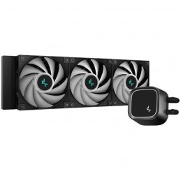 DEEPCOOL LE720 Noir Watercooling AIO Radiateur 360mm - Ventilateurs 3x 120mm - vue de trois quart