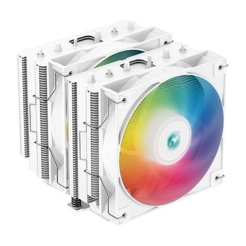 DEEPCOOL Gammaxx AG620 ARGB Blanc Ventirad CPU Ventialteur 2x 120mm