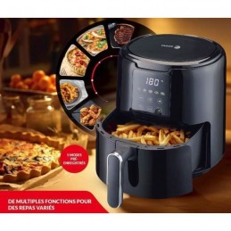 FAGOR Airfryer FG4210 Friteuse sans huile 4.2L - 1300W - Ecran tactile - 5 pré-réglages de cuisson - vue multiples fonctions