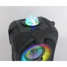 INOVALLEY DANCE CUBE 44 Enceinte lumineuse Bluetooth pour karaoké 30W - Micro filaire - vue commandes