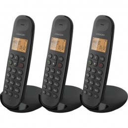 LOGICOM DECT ILOA 350 TRIO Noir Téléphone fixe sans fil - Sans répondeur