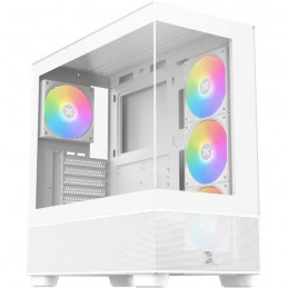 XIGMATEK Endorphin Air Arctic V2 Blanc A-RGB Boitier PC Moyen tour Format E-ATX (EN41839) - vue de trois quart