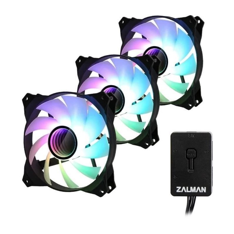 ZALMAN IF120A3 Ventilateur Boitier PC 120mm - Pack de 3 (ZM-IF120A3)