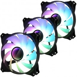 ZALMAN IF120A3 Ventilateur Boitier PC 120mm - Pack de 3 (ZM-IF120A3) - vue de trois quart