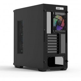 ZALMAN Z10 Plus Noir Boitier PC Moyen tour Format ATX (Z10PLUSBK) - vue de dos trois quart