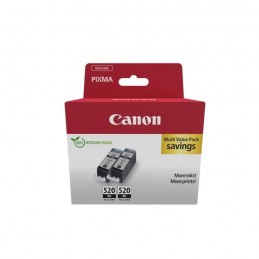 CANON PGI-520 Pack de 2 cartouches d'encre noir (2932B019) pour PIXMA MP630, MX860, iP4700