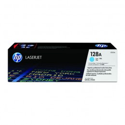 HP 128A Cyan Toner laser authentique (CE321A) pour Color LaserJet Pro CP1525, CM1415