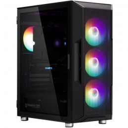 ZALMAN i3 NEO Noir A-RGB Boitier PC Moyen tour Format ATX (I3NEOFRGBBK2) - vue de trois quart