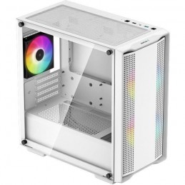 DEEPCOOL CC360 ARGB Blanc Boitier PC Mini tour Format Micro-ATX - vue de trois quart