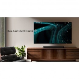 LG SE6S Noir Barre de son 3.0 - 35W - Compacte - Dolby Atmos - vue en situation