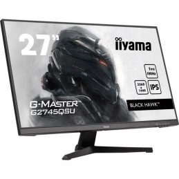 IIYAMA G-MASTER G2745QSU-B1 Ecran PC 27'' 2560x1440 - IPS - 1ms - 100Hz - HDMI, DP - vue de 3/4