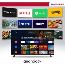 THOMSON 32HA2S13C TV LED 32'' (81cm) HD - Adaptateur 12V - Smart TV Android - 2x HDMI - vue android tv