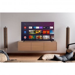 CONTINENTAL EDISON CELED65SAQLD24B3 TV QLED 65'' (164cm) UHD 4K - Smart TV Android - 3x HDMI - vue en situation