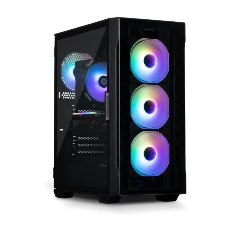 ZALMAN i3 NEO TG Noir Boitier PC Moyen tour - Format ATX (I3NEOARGBTGBK)