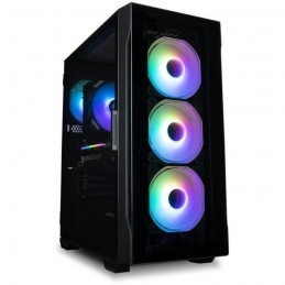 ZALMAN i3 NEO TG Noir Boitier PC Moyen tour - Format ATX (I3NEOARGBTGBK) - vue de trois quart