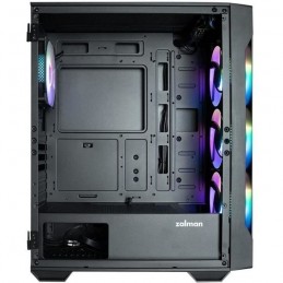 ZALMAN i3 NEO TG Noir Boitier PC Moyen tour - Format ATX (I3NEOARGBTGBK) - vue de profil