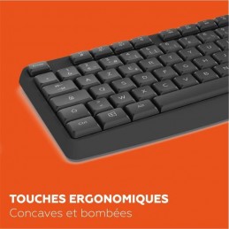 MOBILITY LAB ML313979 Deluxe Noir Clavier sans fil AZERTY - vue ergonomie