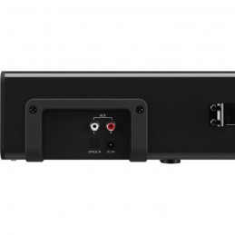 MAJORITY Snowdon Noir Barre de son 120W pour téléviseur - vue connecteurs