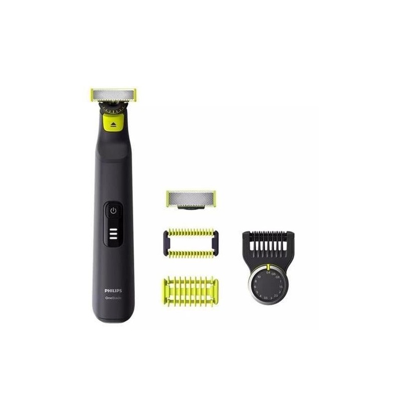 PHILIPS OneBlade Pro 360 Tondeuse visage et corps, 1 lame 360, 1 sabot 14 hauteurs, 1 kit corps QP6541/15