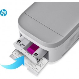 HP SPROCKET STUDIO + Imprimante photo sans fil portable - 10.2 x 15.2 cm - vue de trois quart