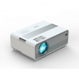 TECHNAXX TX-127 Gris Vidéoprojecteur HD Mini-LED - HDMI, VGA - vue de trois quart