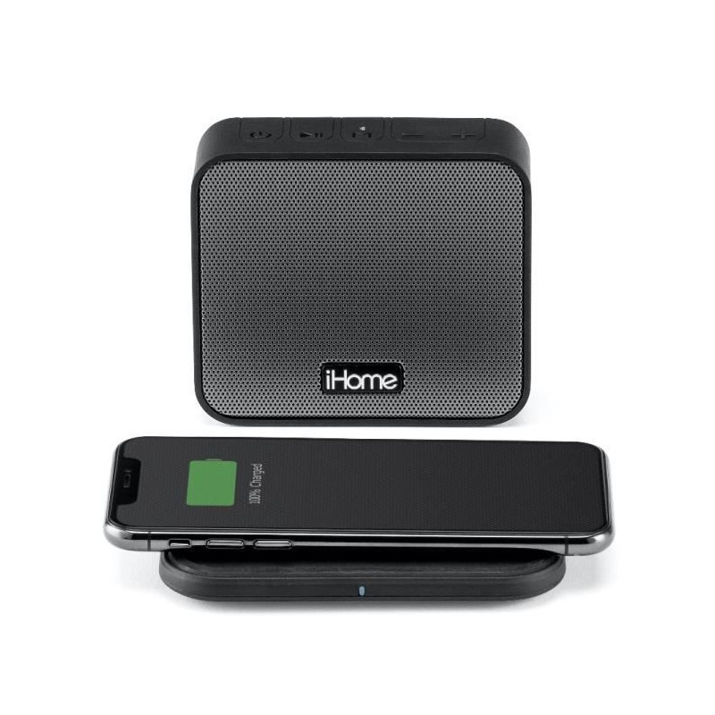 IHOME IBTW88 Noir Enceinte Bluetooth 4W avec chargeur à induction