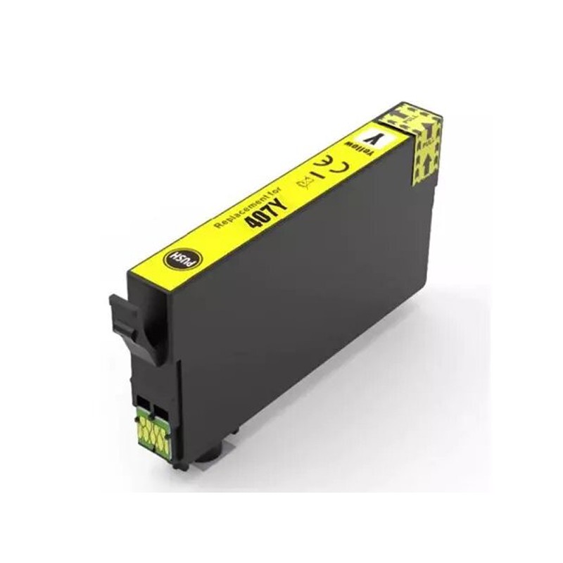 CR-407XLYL Compatible EPSON 407XLYL Jaune no-oem 407XL Cartouche jet d'encre