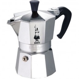 BIALETTI Moka Express Aluminium Cafetière Italienne 3 Tasses