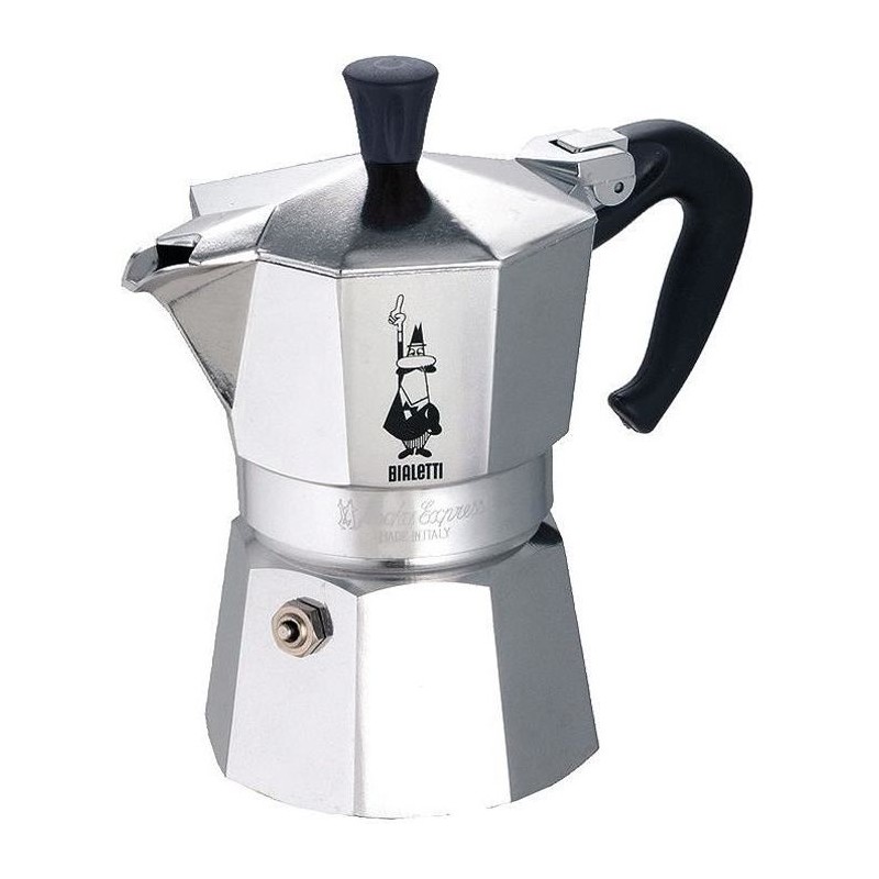 BIALETTI Moka Express Aluminium Cafetière Italienne 3 Tasses