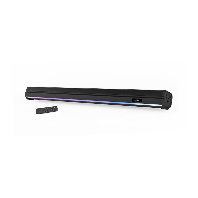 INOVALLEY BS11 Barre de son lumineuse 60W - LED - Bluetooth V5.0, HDMI, USB 2.0, micro SD, FM - Batterie 2400mAh