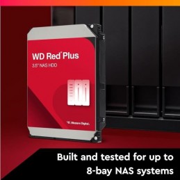 WESTERN DIGITAL 4To HDD Red Plus 3.5'' - Dédié NAS - 5400rpm - SATA 6Gbs (WD40EFPX) - vue maximisation utilisation NAS